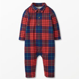 Hanna Andersson Long Sleeve French Terry Romper in size 3-6M